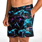 Shark Tank Athletic Mid-Thigh Shorts