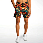 Spring Flowers Athletic Shorts