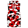CAMO KILLER - Red Tiger Camouflage Sleeveless Hoodie - King Killers