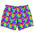 Trippy Rainbow Swirl Fast Dry Swim Trunks