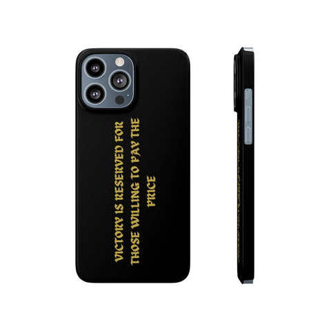 "VICTORY IS RESERVED" - Barely There Phone Case freeshipping - King Killers