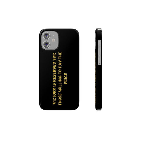 "VICTORY IS RESERVED" - Barely There Phone Case freeshipping - King Killers