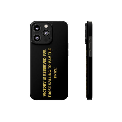 "VICTORY IS RESERVED" - Barely There Phone Case freeshipping - King Killers