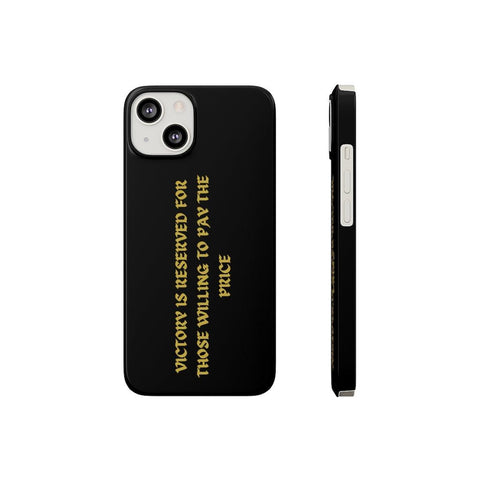 "VICTORY IS RESERVED" - Barely There Phone Case freeshipping - King Killers