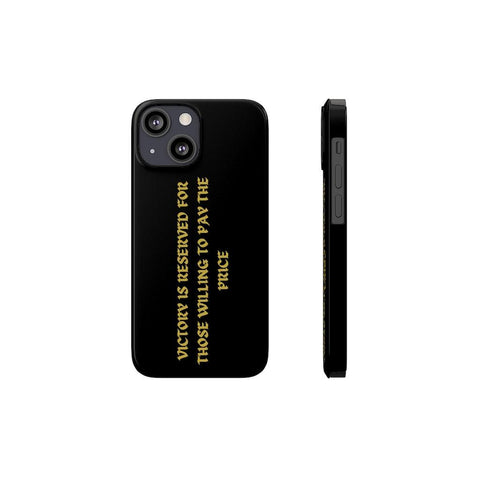 "VICTORY IS RESERVED" - Barely There Phone Case freeshipping - King Killers