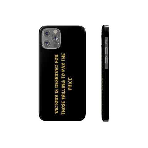 "VICTORY IS RESERVED" - Barely There Phone Case freeshipping - King Killers