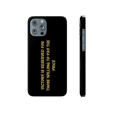 "VICTORY IS RESERVED" - Barely There Phone Case freeshipping - King Killers