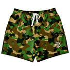 Woodland Camouflage Athletic Shorts