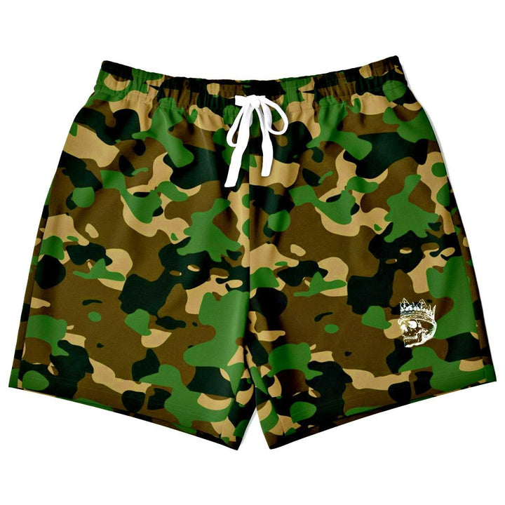 Woodland Camouflage Athletic Shorts - King Killers
