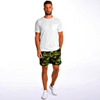 Woodland Camouflage Athletic Shorts