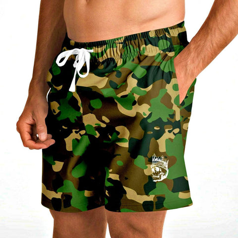 Woodland Camouflage Athletic Shorts - King Killers