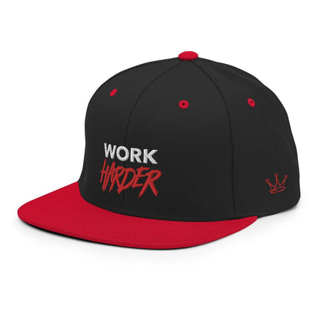 Work Harder Adjustable Snapback Hat