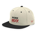 Work Harder Adjustable Snapback Hat