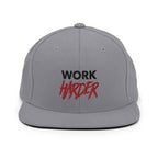 Work Harder Adjustable Snapback Hat