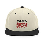 Work Harder Adjustable Snapback Hat