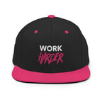 Work Harder Adjustable Snapback Hat