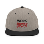 Work Harder Adjustable Snapback Hat