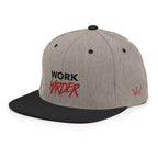 Work Harder Adjustable Snapback Hat