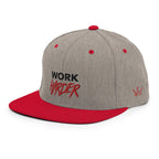Work Harder Adjustable Snapback Hat