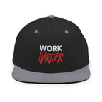 Work Harder Adjustable Snapback Hat