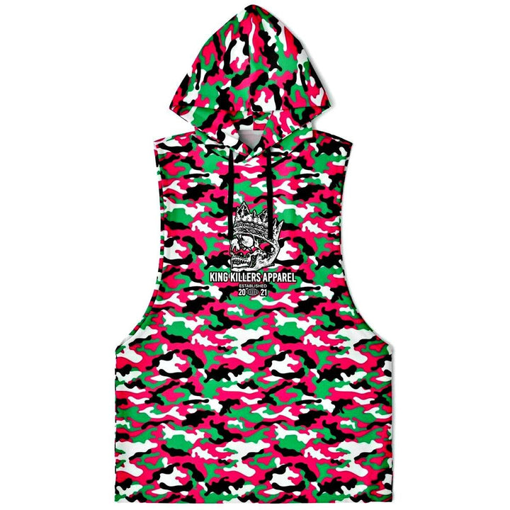 Athletic Drop Armhole Hoodie - Watermelon Camouflage - King Killers