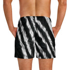 Zebra Print Swim Trunks