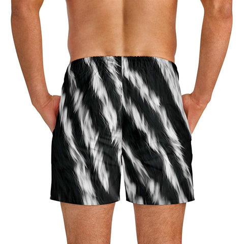 Zebra Print Swim Trunks - King Killers